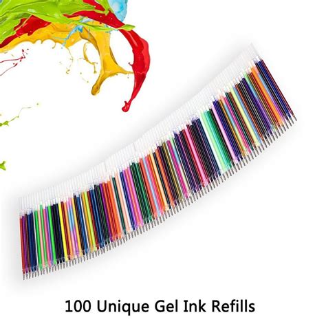 200pc Set 100 Gel Pens Set 100 Refills Non Toxic And Acid Free Etsy