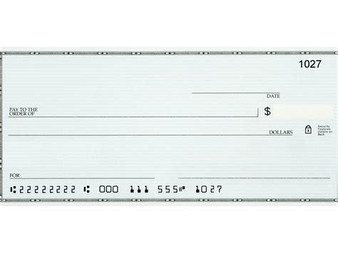 Bank Of America Blank Check Template