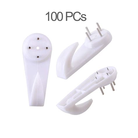 Picture Hangers 100 Pcs Fasteners And Hooks Wall Photo Frame Hangers