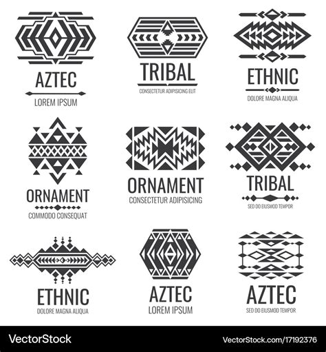Aztec Tribal Symbols