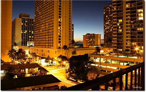 Aston Waikiki Sunset No1 Evening Shot From The Balcony Flickr