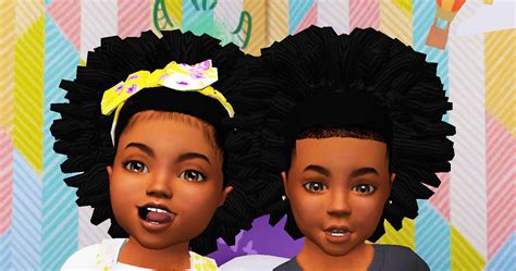 Lana Cc Finds Ncypoohs Toddler Afro Sims 4 Cc Kids Clothing Sims