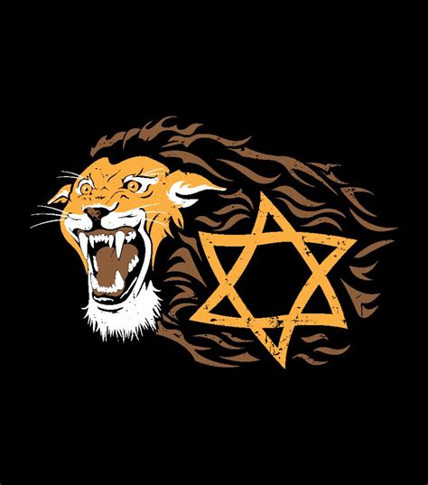 Israel Lion Of Judah Star Of David Shirt Israeli T