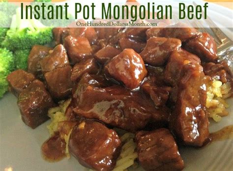 Maybe you would like to learn more about one of these? Instant Pot Mongolian Beef - One Hundred Dollars a Month