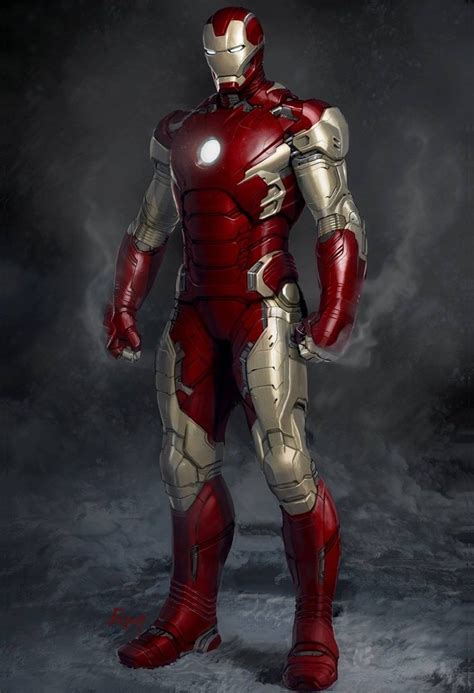 Early Concept Art Of Characters From Iron Man Captain America And The