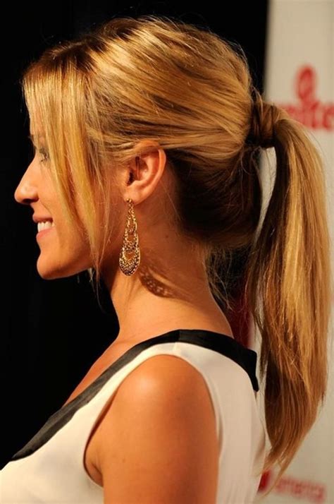 Side View Of Classic High Ponytail Pretty Designs