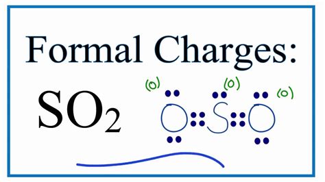 Formal charge varies when you look at resonance structure. Formal Charges for SO2 (Sulfur Dioxide) - Correct - YouTube