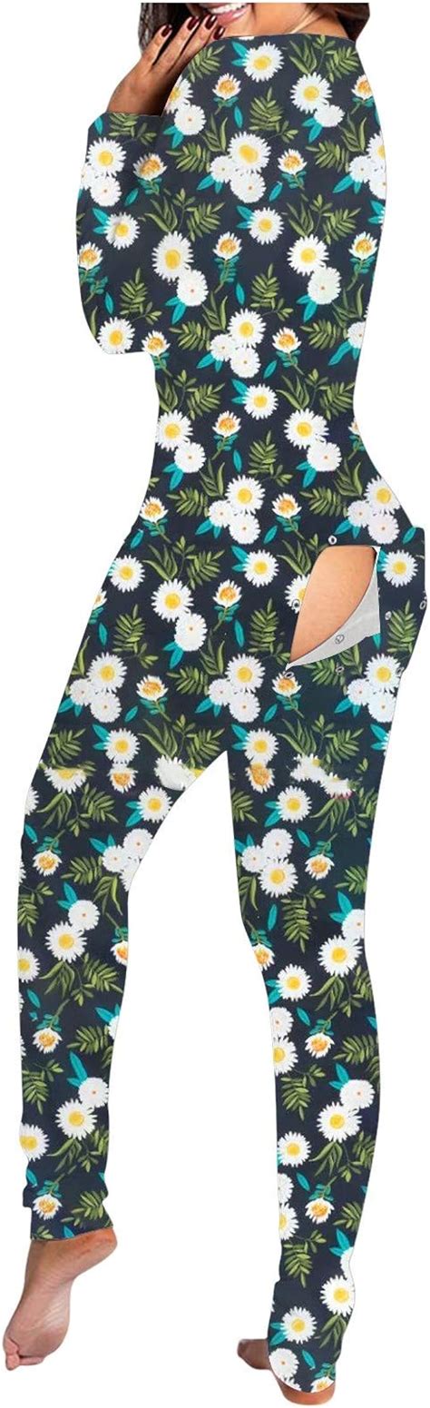 Damen Overall Onesie Pyjama Für Frauen Schlafanzug Mode Gitter Sexy