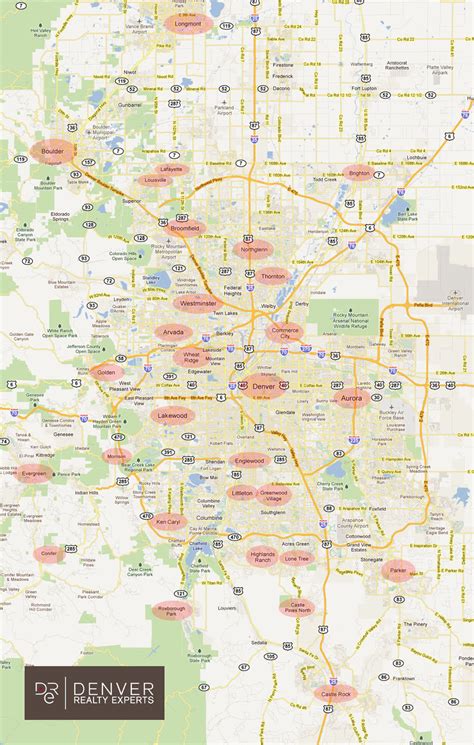 Denver Metro City Map