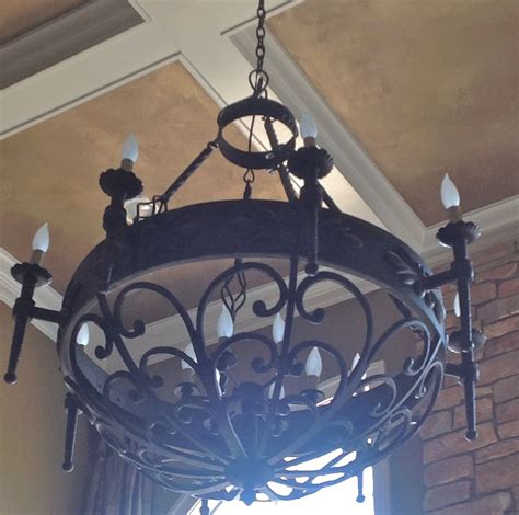 Iron Chandelier In Old World Style To Fit Existing Decor Mcubed
