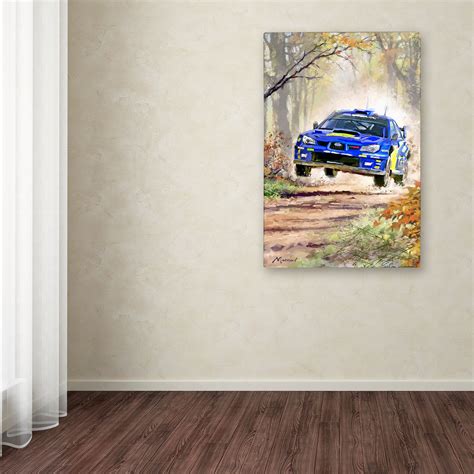 Trademark Fine Art Rally Car Canvas Art By The Macneil Studio