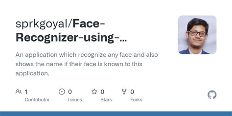 GitHub Sprkgoyal Face Recognizer Using OpenCV And Face Recognition An Application Which