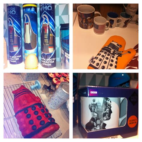 Maybe you would like to learn more about one of these? The one with all the new Doctor Who merchandise ...