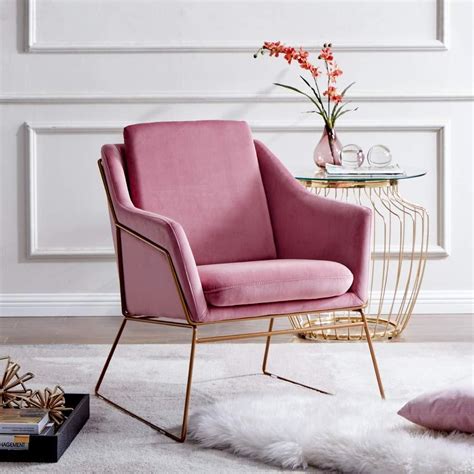 Blush Pink Accent Chair Uk Hal Stamm