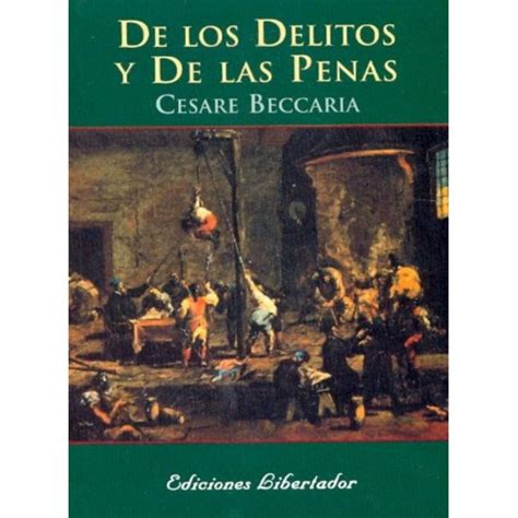 De Los Delitos Y De Las Penas Cesare Beccaria