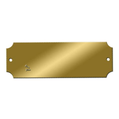 Blank Engraving Brass Plates Pack Of 25