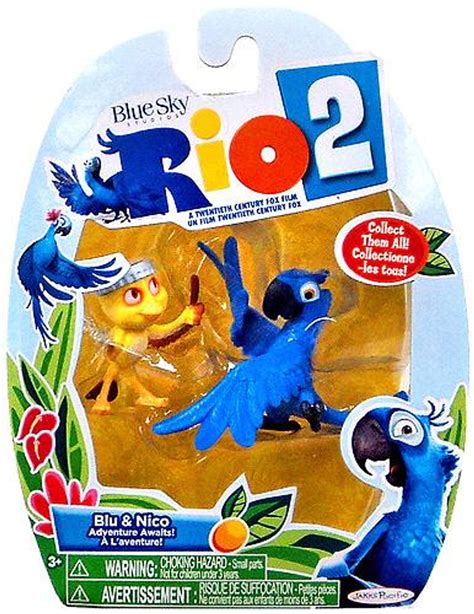 Rio 2 Blu Nico Mini Figure 2 Pack Jakks Pacific Toywiz