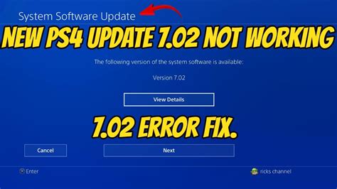 Ps4 New Update 702 Not Updating How To Fix Youtube