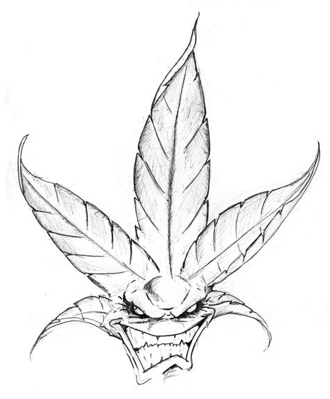 Weed Leaf Drawing Tumblr At Getdrawings Free Download