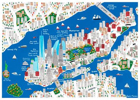Plan De New York Voyage Carte Plan