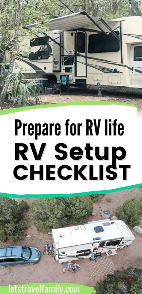 Rv Setup Checklist How To Easily Set Up Your Rv Rv Living Full Time