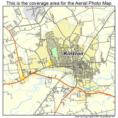 Aerial Photography Map Of Kinston Nc North Carolina