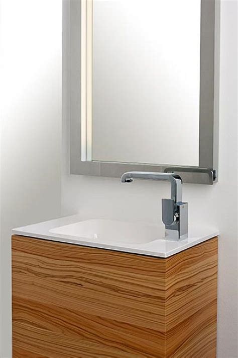 Ideen für das Gäste-WC: Waschbecken mit platzsparender ...