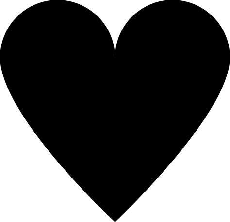 Free Black Heart Clipart Download Free Black Heart Clipart Png Images