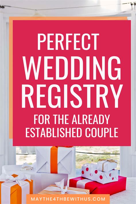 The Perfect Wedding Registry For A Couple Already Living Together 2022 • May The 4th Be With