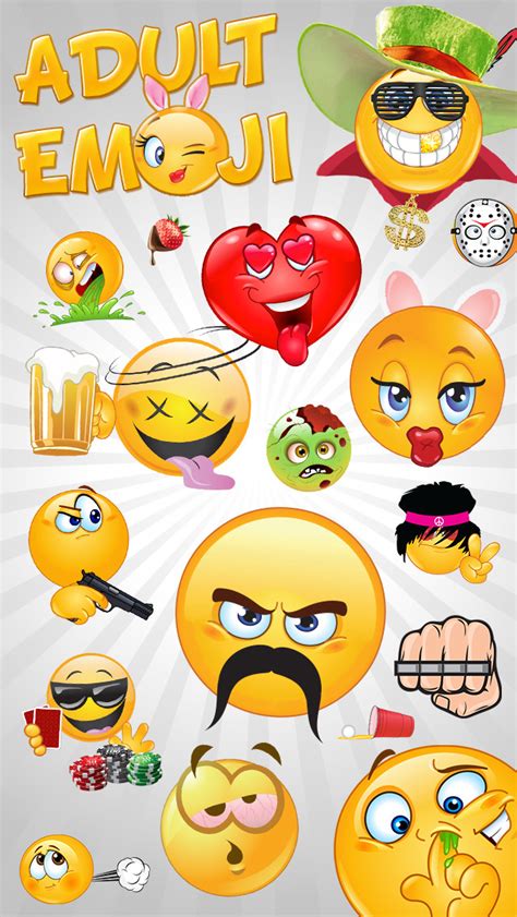 Adult Emoji Icons Romantic Texting Flirty Emoticons Message Symbols