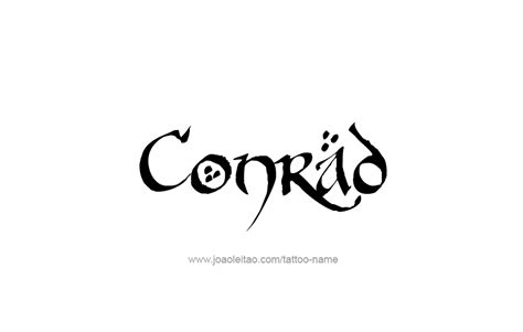 Conrad Name Tattoo Designs