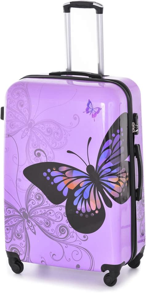 Hard Shell 4 Wheel Suitcase Pc Luggage Trolley Case Cabin Hand
