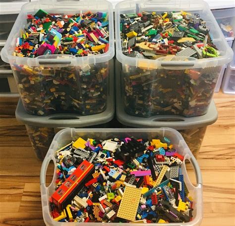 LEGO 1 Pound Bulk Pieces Lot WITH FIGS Clean Bricks ORDER OVER 2