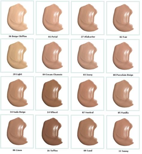 Clinique Superbalanced Makeup Color Chart