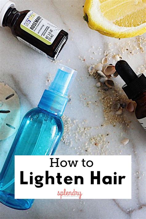 Ready To Lighten Your Hair This Diy Spray Will Give You Gorgeous Healthy Hair And Save You