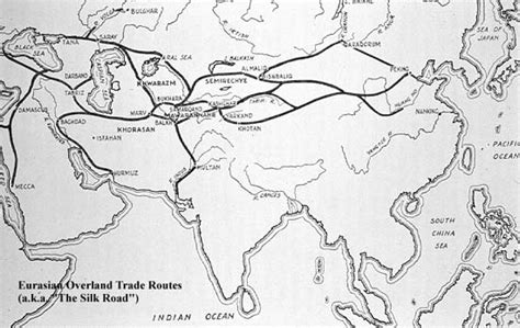 Land Routes The Silk Roads