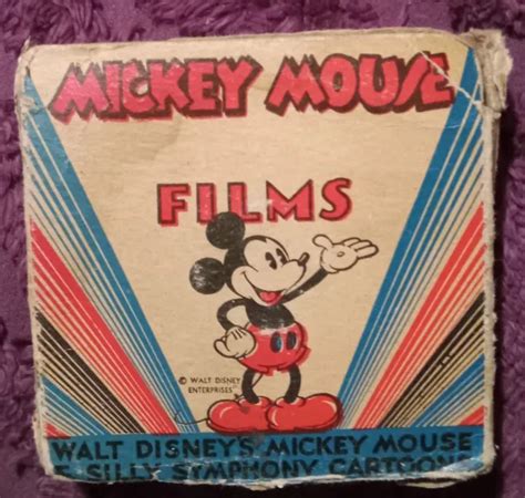 Rare Vintage Mickey Mouse Film 8mm Walt Disney Silly Symphony Cartoons