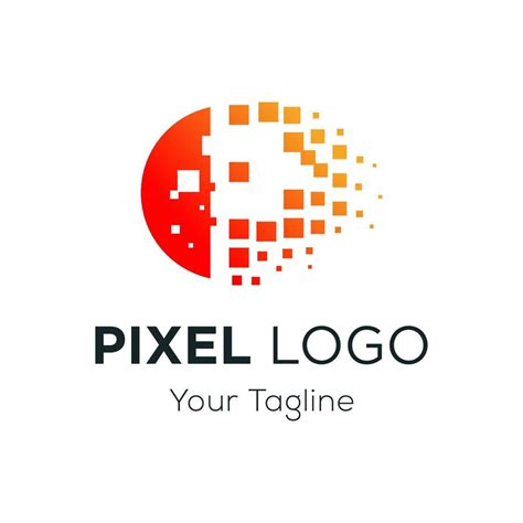 Pixel Logo Design Vector Template 20448630 Vector Art At Vecteezy