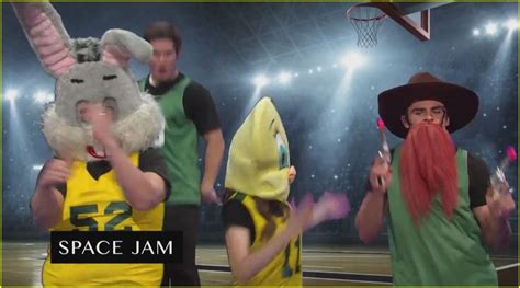 Zac Efron Anna Kendrick Do History Of Sports Movies With James Corden Photo Anna