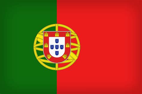 Bandeira nacional da república portuguesa (pt); Portugal Large Flag | Gallery Yopriceville - High-Quality ...