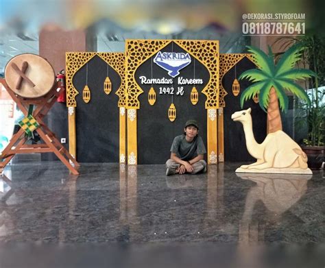 Dekorasi Fotobooth Bertemakan Ramadan Dan Lebaran Dibuat Dengan