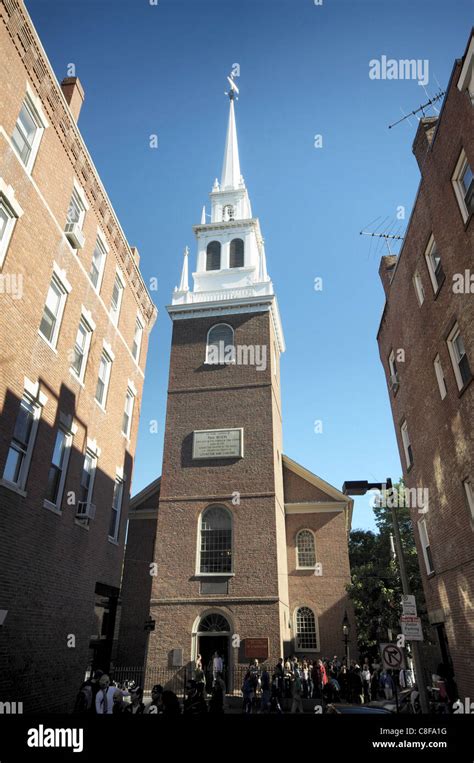 Old North Church Boston Massachusetts New England United States Of