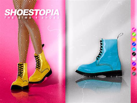 Shoestopia — Happier Boots Shoes For The Sims 4 Please в 2020 г