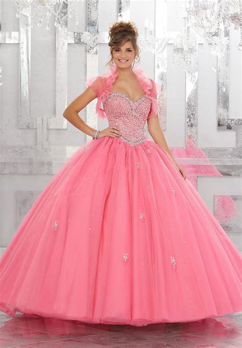 Venta Vestidos De Xv Color Rosa Coral En Stock