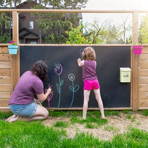 Outdoor Chalkboard Justine Ma