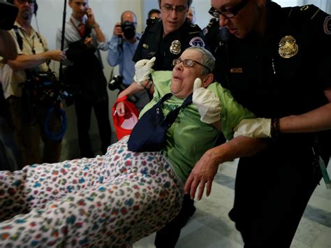 Capitol Police Drag Disabled Protesters Out Of Wheelchairs During