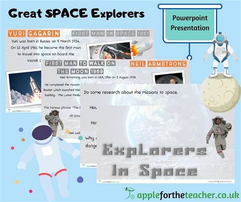 Explorers In Space Powerpoint Presentation Apple For The Teacher Ltd