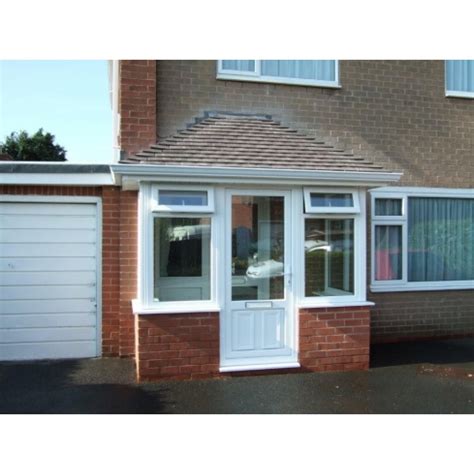 Are there any gables with established roof pitches present? uPVC Porches Shropshire | Shropshire Cladding