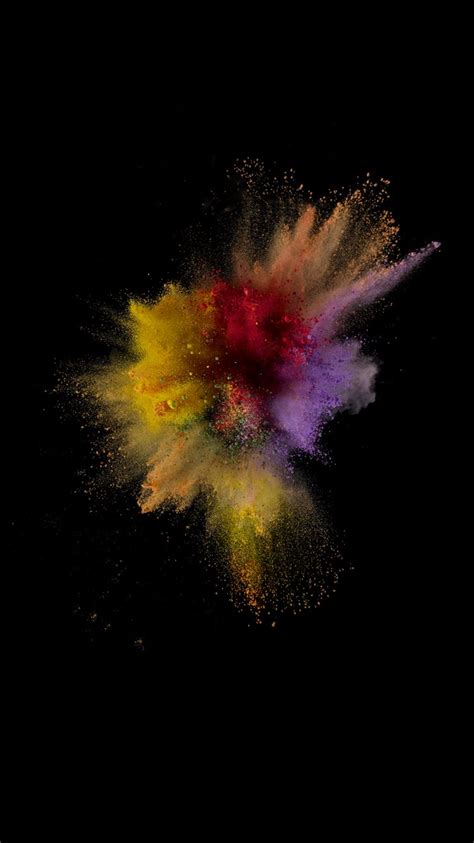 colorful dust smoke burst explosion art ios9 wallpaper iphone 8 wallpapers free download
