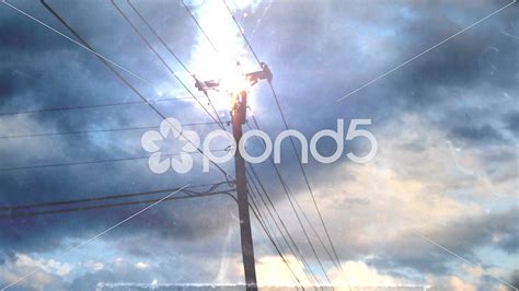 Powerlines struck by lightning Stock Footage,#struck#Powerlines#lightning#Footage | Lightning 